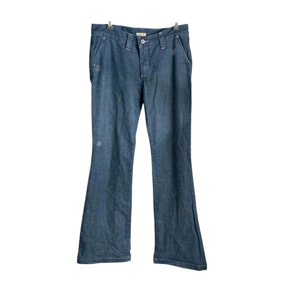 Frankie B. Butterfly Flare Jeans Women's Size 8 Tall Y2K Bling Hippie Boho Blue - Picture 13 of 13
